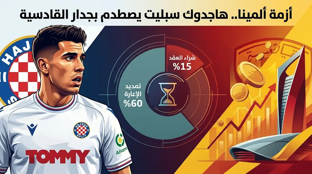 "مهمة مستحيلة" أمام هاجدوك سبليت لضم إيكر ألمينا نهائياً من القادسية السعودي