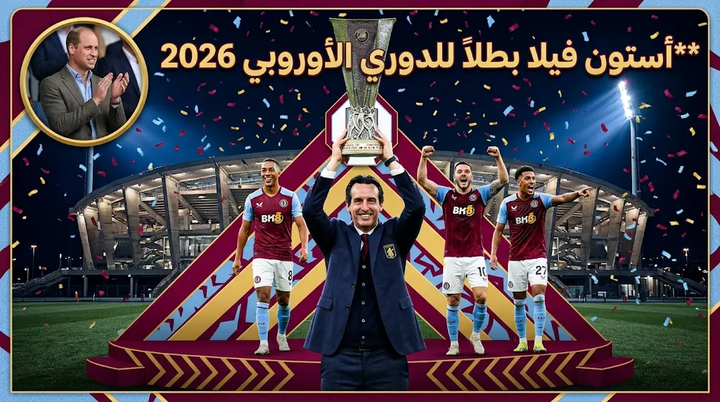 أستون فيلا يكتب التاريخ في إسطنبول ويتوج بلقب الدوري الأوروبي للمرة الأولى بعد اكتساح فرايبورج بثلاثية نظيفة