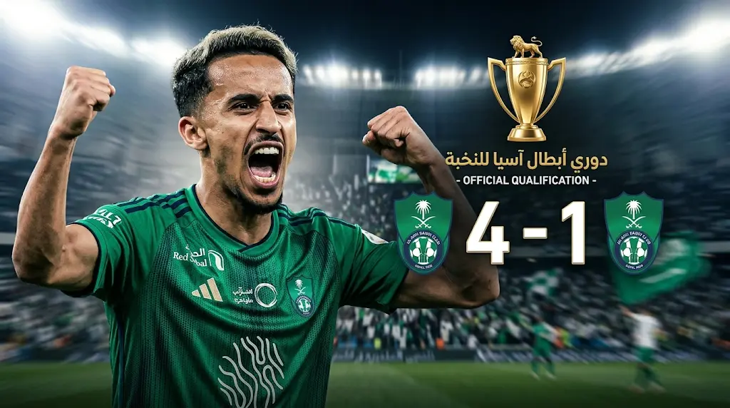 الأهلي يكتسح الخليج برباعية ويؤمن المركز الثالث في ختام دوري روشن السعودي 2025-2026