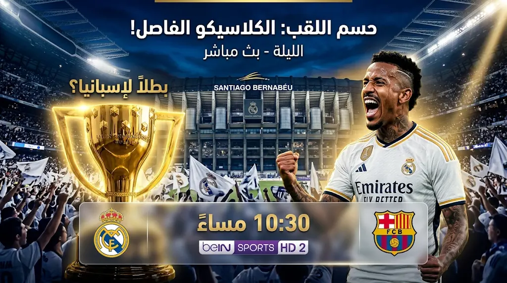 القنوات المفتوحة الناقلة لمباراة ريال مدريد وريال أوفييدو اليوم في الدوري الإسباني 2026