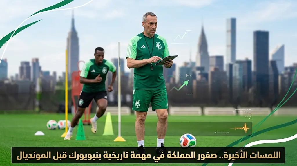 المنتخب السعودي يخوض "البروفة" الأخيرة ضد الإكوادور في نيويورك بحثاً عن فوز تاريخي قبل مونديال 2026
