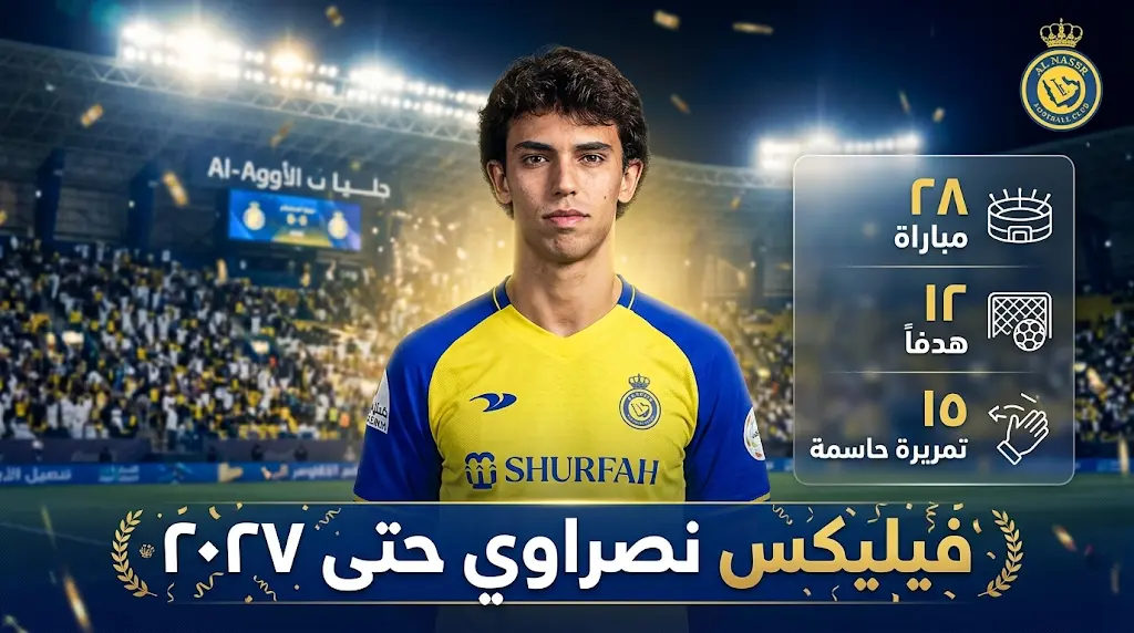النصر يفاوض جواو فيليكس لتمديد عقده حتى نهاية 2027 ويحصنه من الإغراءات الأوروبية