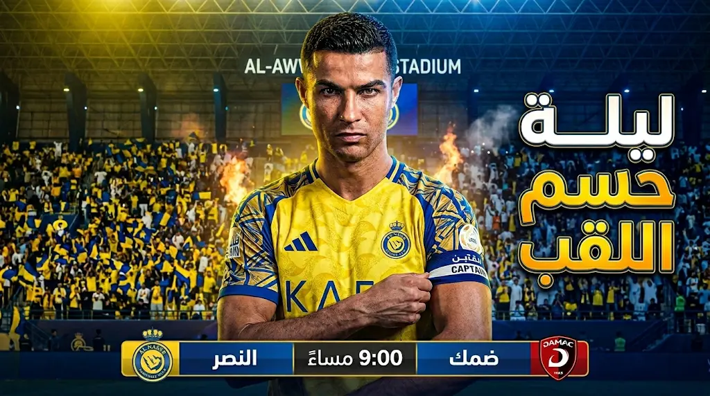 النصر يواجه ضمك في ليلة حاسمة للتتويج بلقب دوري روشن للمحترفين 2026