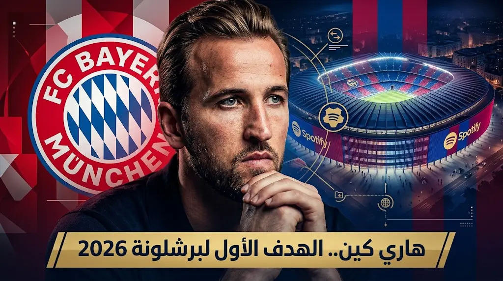 برشلونة يحدد هاري كين هدفاً استراتيجياً أول لقيادة هجوم "البلوجرانا" في صيف 2026