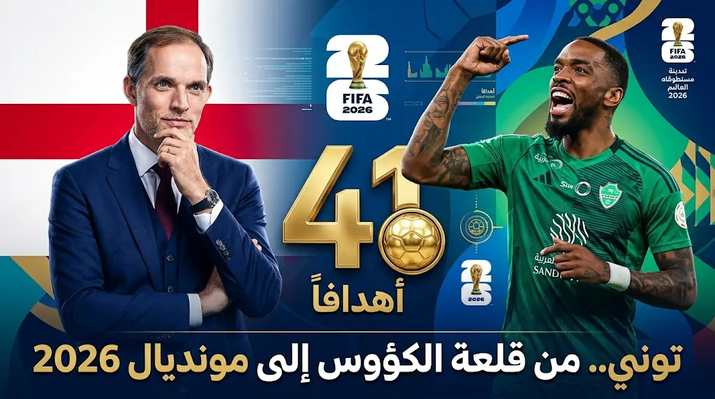 تقارير TheAthletic تؤكد اختيار إيفان توني لتمثيل إنجلترا في مونديال 2026 كأول لاعب من الدوري السعودي
