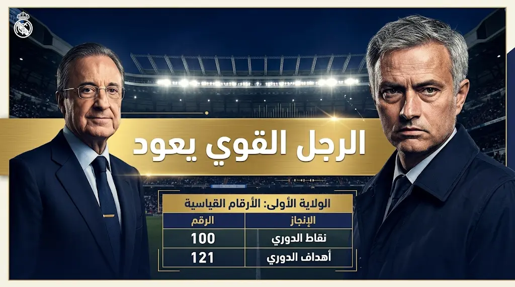 جوزيه مورينيو يعود لتدريب ريال مدريد لإنهاء أزمة غرف الملابس وتصحيح المسار بعد الموسم الصفري