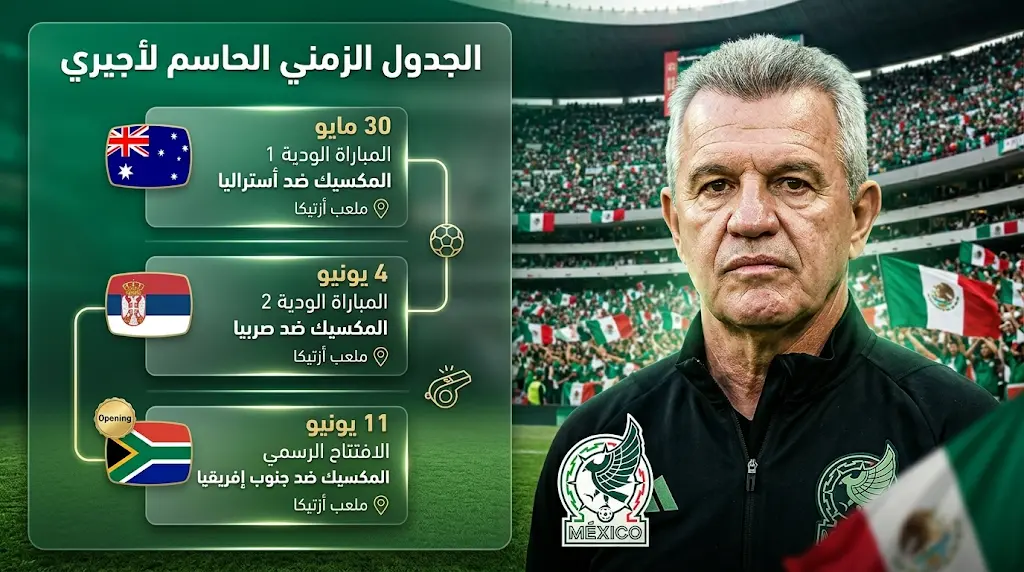 خافيير أجيري يستنسخ خطة "مونديال 1986" لكسر عقدة الأدوار الإقصائية للمكسيك في كأس العالم 2026