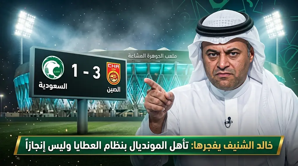 خالد الشنيف يفتح النار على ناصر لارغيت ويصف تأهل ناشئي الأخضر للمونديال بـ "خدعة الإنجاز"