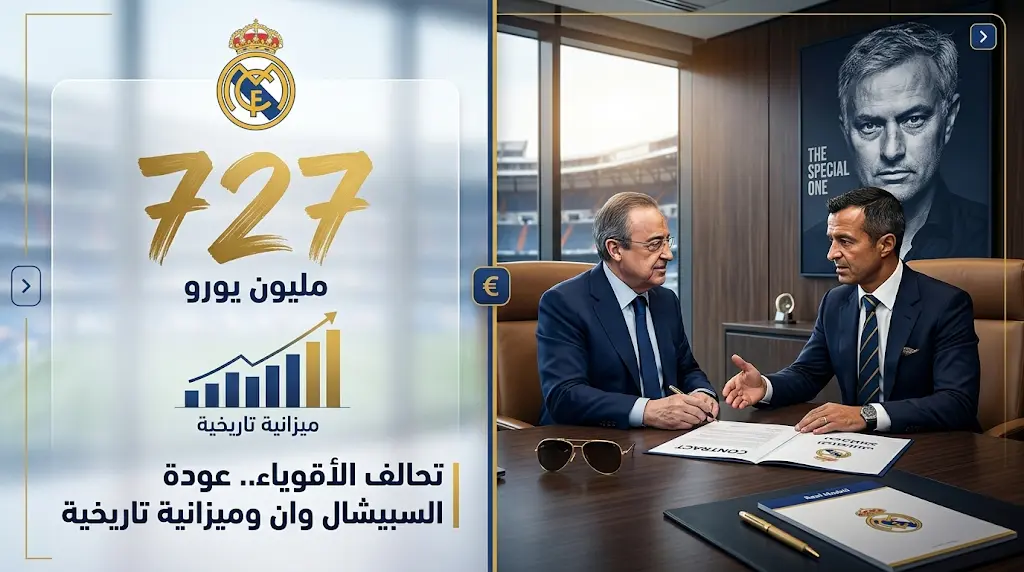خورخي مينديز يعود رسمياً إلى ريال مدريد لهندسة عودة تاريخية لمواطنه جوزيه مورينيو