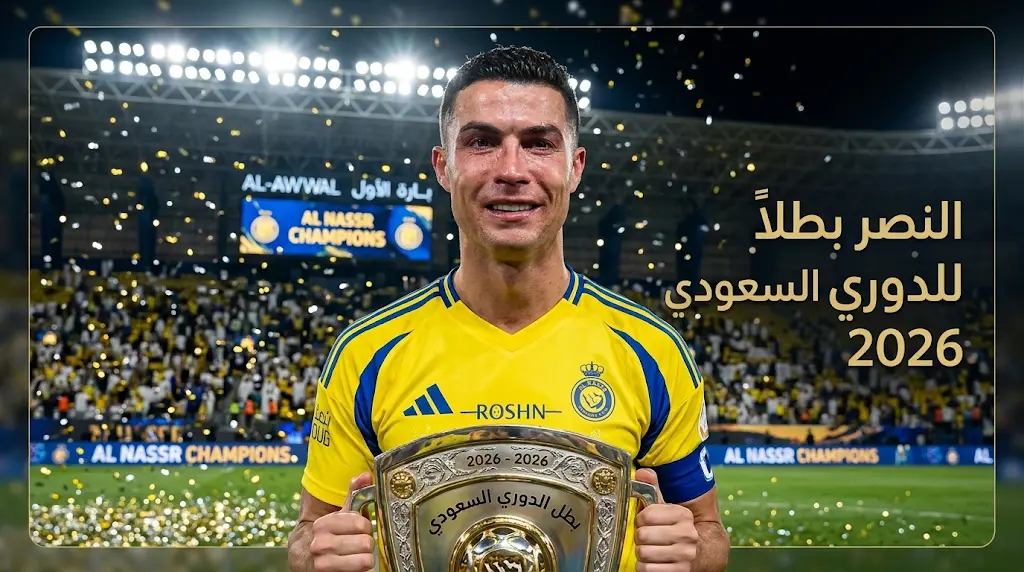 دموع الأسطورة رونالدو تتصدر مشهد تتويج النصر بلقب الدوري السعودي في ليلة تاريخية بملعب الأول بارك