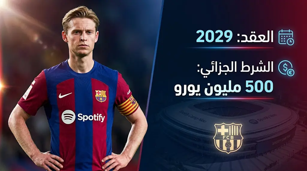 دي يونج يفتح النار على مسؤولي برشلونة ويكشف كواليس الضغوط لإجباره على الرحيل