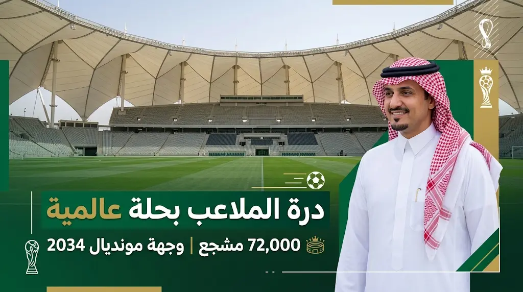 رفع سعة "درة الملاعب" إلى 72 ألف مشجع وتجهيزه لاستضافة نهائي كأس آسيا 2027 ومونديال 2034