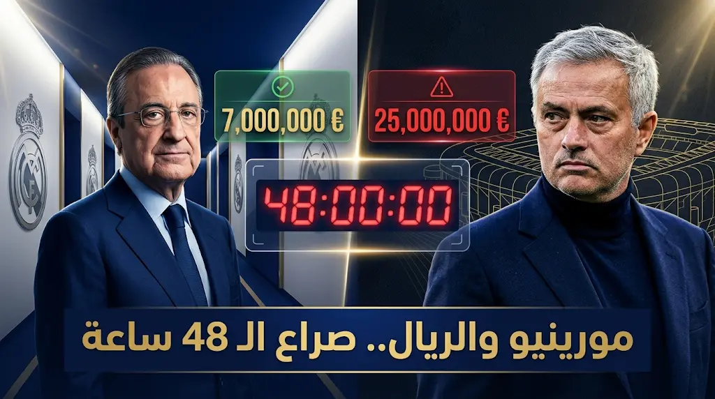 سباق مع الزمن في ريال مدريد لحسم صفقة مورينيو قبل ضياع الشرط الجزائي خلال 48 ساعة