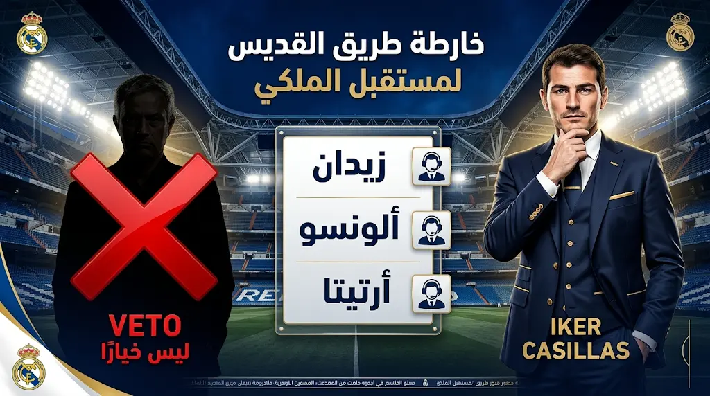 قائمة كاسياس لمدرب ريال مدريد القادم تضم زيدان وألونسو وأرتيتا وتستبعد جوزيه مورينيو نهائياً