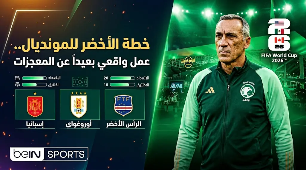 قبل 19 يوماً من الانطلاق.. دونيس يكشف خطة تجهيز المنتخب السعودي لمواجهات مجموعته في مونديال 2026