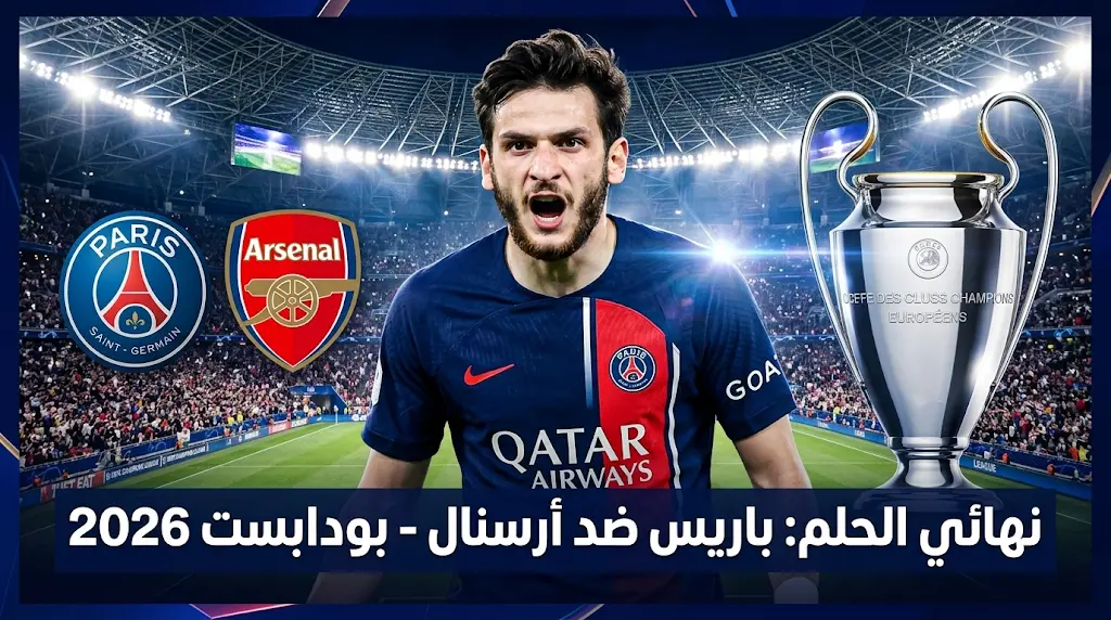 «كفارادونا» في بودابست.. موعد نهائي دوري أبطال أوروبا 2026 والقنوات الناقلة لموقعة باريس وأرسنال