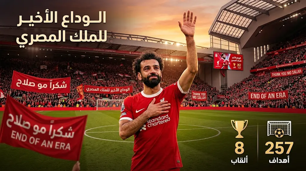 ليلة وداع الأسطورة في آنفيلد.. محمد صلاح يختتم مسيرته الذهبية مع ليفربول اليوم أمام برينتفورد