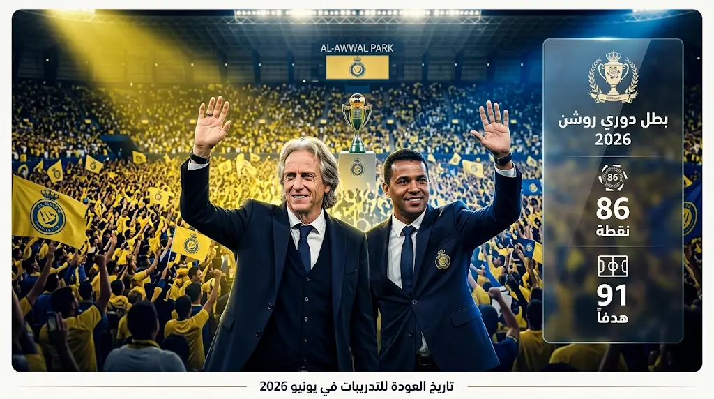 مارسيو سامبايو يعلن نهاية مهمته مع النصر وجيسوس يختار الرحيل في قمة المجد الكروي