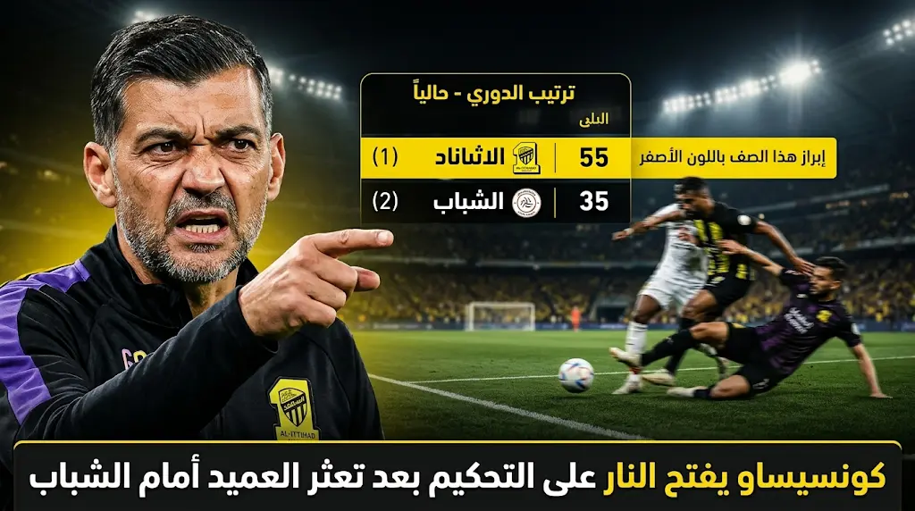 مدرب الاتحاد يهاجم التحكيم الأجنبي ويستغرب تجاهل تقنية الفيديو لركلة جزاء حسام عوار في مباراة الشباب