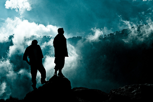 contemplando en el Iztaccihuatl
