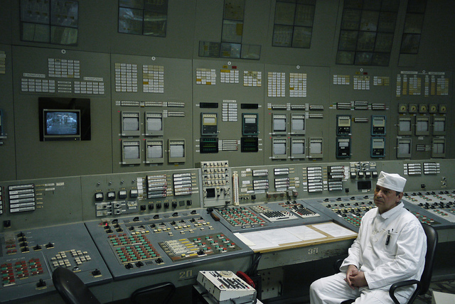 Travailleur du nucléaire, à Tchernobyl