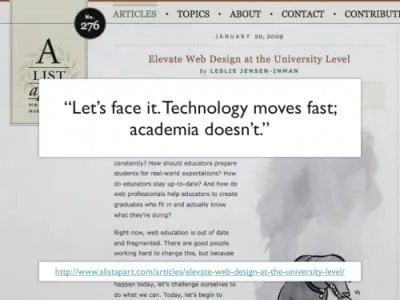 EPIC FAIL: the sorry state of web education in schools