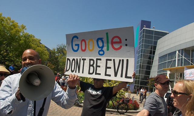 google-evil-protest