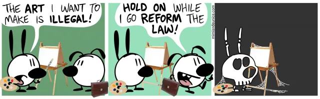 Copyheart: “Love is not subject to law”