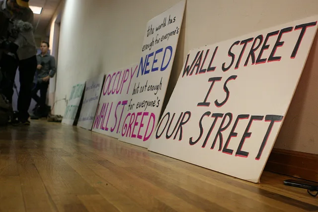 #OccupyWallStreet: Just hashtags and voices at the tops of their lungs
