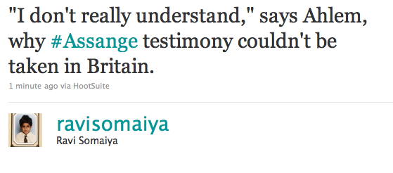 why assange couldn't be tried uk