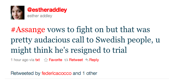Assange defeated