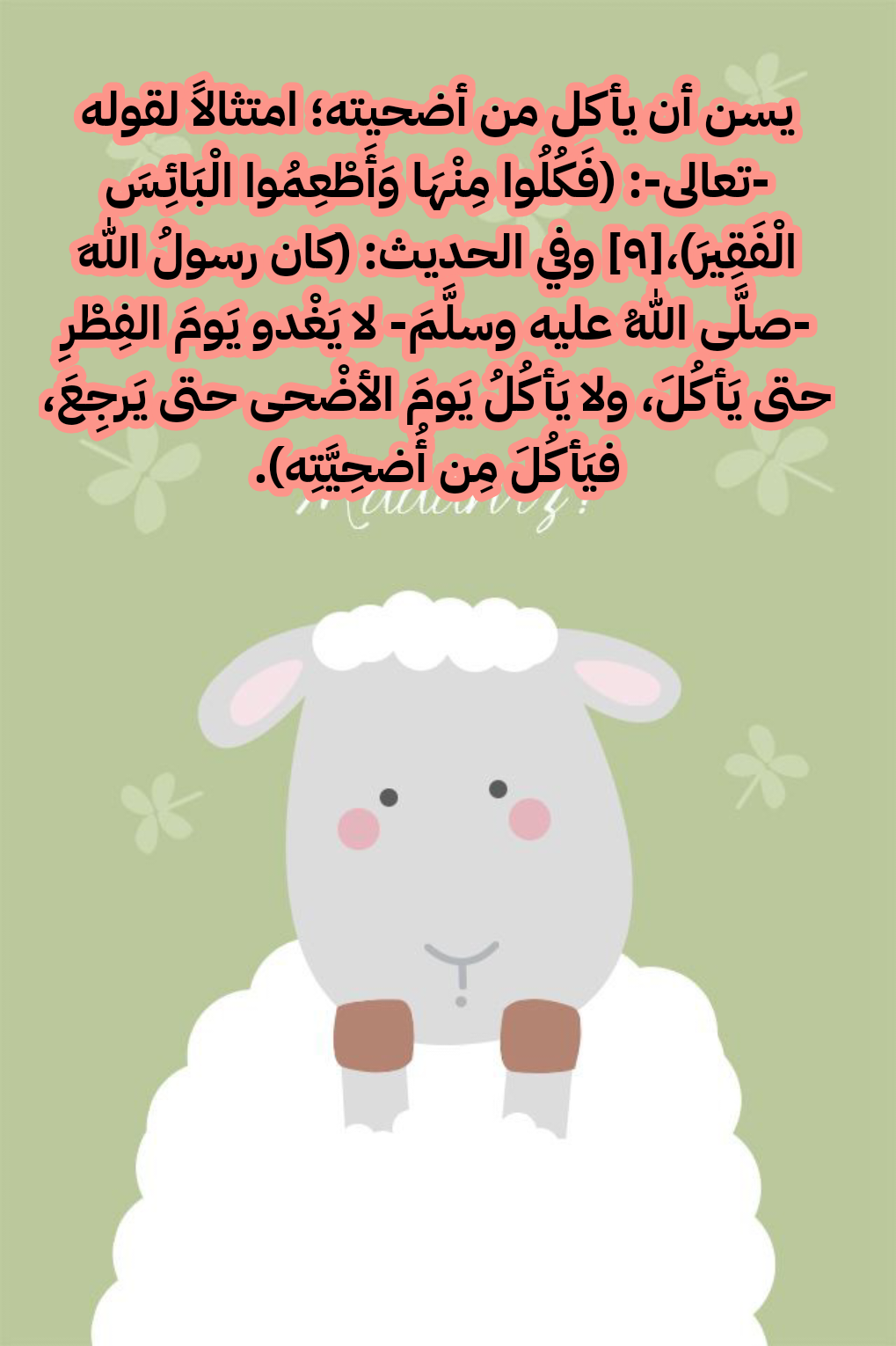 التوقيت الشرعي الصحيح لذبح الأضحية في عيد الأضحى