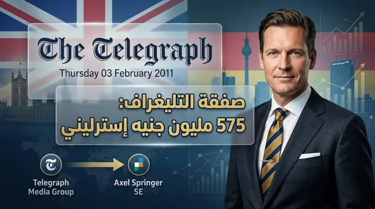أكسل سبرنغر الألمانية تحسم صفقة الاستحواذ على مجموعة التليغراف البريطانية مقابل 575 مليون جنيه إسترليني